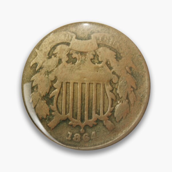 Item preview, 1864 Two Cent Piece designed and sold by coinsxcrochet.
