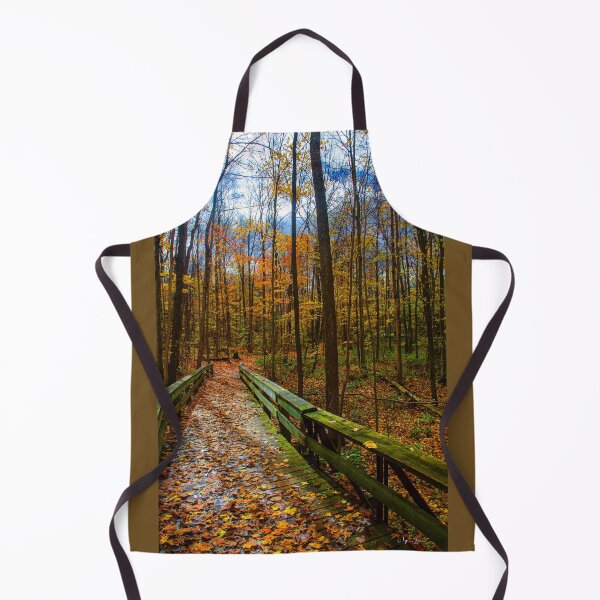 Item preview, Footbridge in the Autumn Forest designed and sold by Brian Shaw.