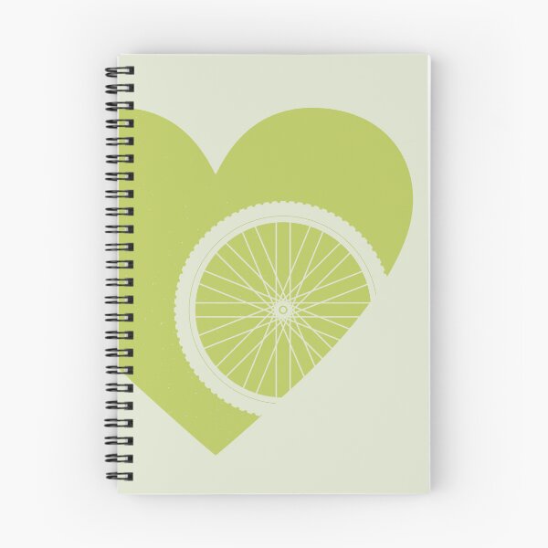 Item preview, Heart with Mountain Bike Wheel for Cycling Lovers designed and sold by Normandie Rainwater.