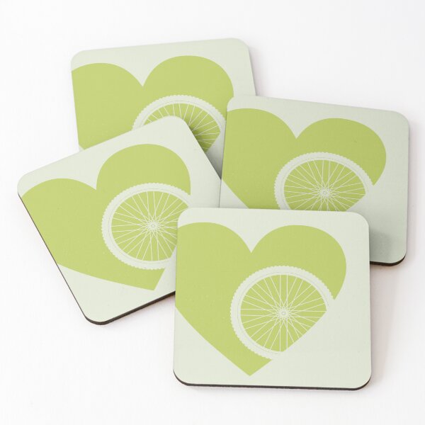 Item preview, Heart with Mountain Bike Wheel for Cycling Lovers designed and sold by Normandie Rainwater.