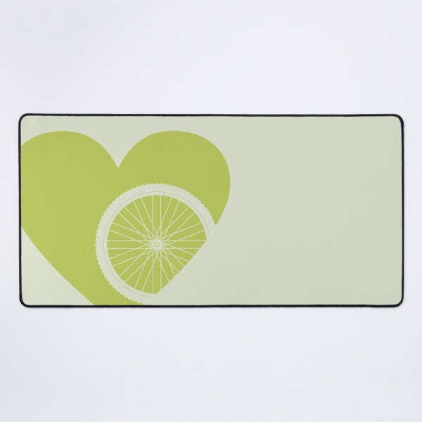 Item preview, Heart with Mountain Bike Wheel for Cycling Lovers designed and sold by Normandie Rainwater.