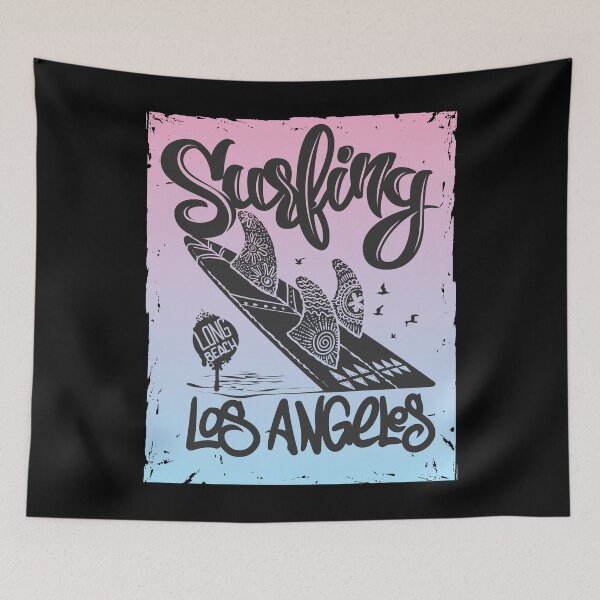 Item preview, Hang loose! Los Angeles Surfing designed and sold by artdesignforyou.