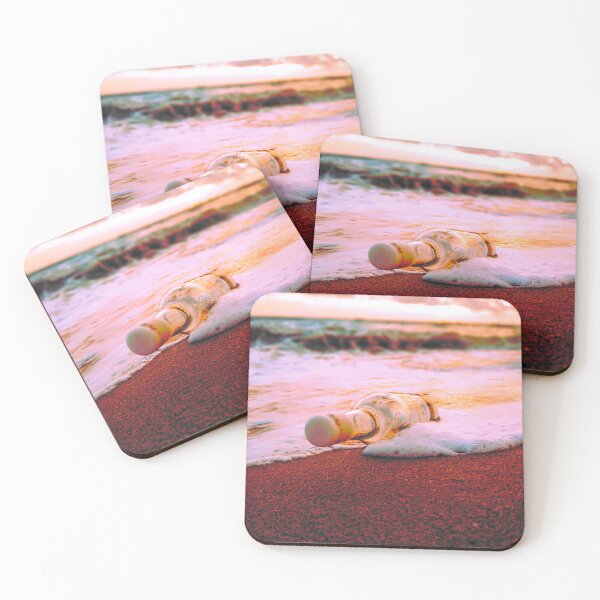 Item preview, Message in a bottle, Ocean,Sunset designed and sold by HeatherAP.