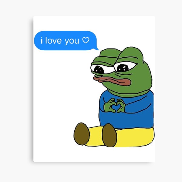 Pepega Funny Stream Emote' Poster, picture, metal print, paint by Husti