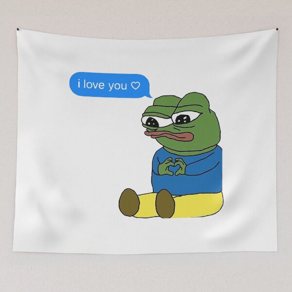 Item preview, Valentine pepe the frog love - Valentine I love you - pepe valentine - funny valentine memes designed and sold by Zeeprint ★★★★★.