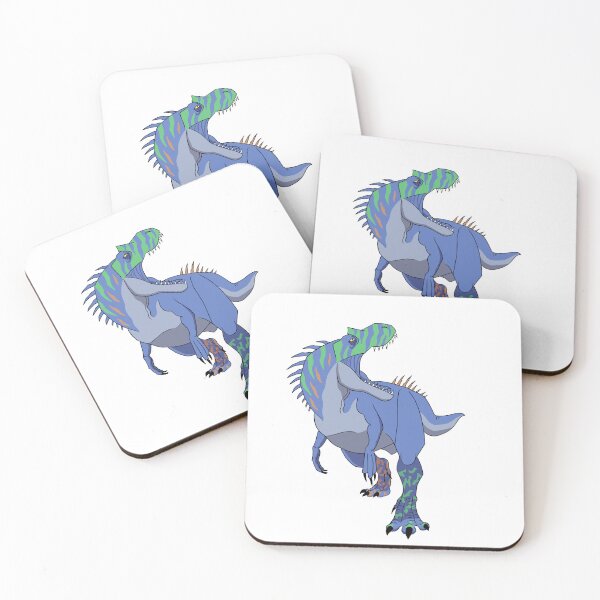 Item preview, A colorful Allosaurus designed and sold by munsterart.
