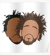 J. Cole und Kendrick Lamar Poster