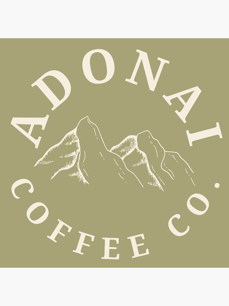 "Adonai" Sticker by marianoelleg Redbubble