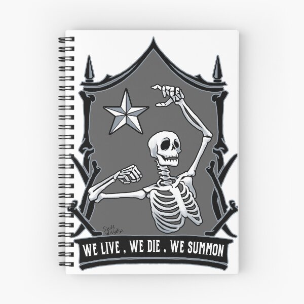 Item preview, we live, we die, we summon designed and sold by swinku.