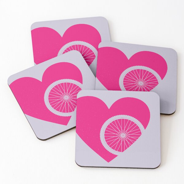 Item preview, Heart with Mountain Bike Wheel for Cycling Lovers designed and sold by Normandie Rainwater.