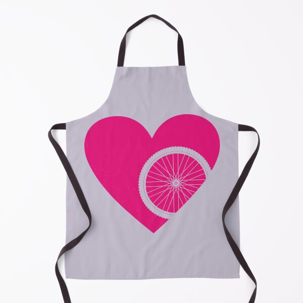Item preview, Heart with Mountain Bike Wheel for Cycling Lovers designed and sold by Normandie Rainwater.