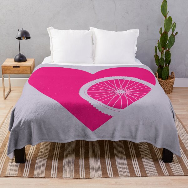 Item preview, Heart with Mountain Bike Wheel for Cycling Lovers designed and sold by Normandie Rainwater.