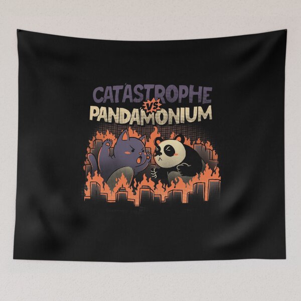 Item preview, Catastrophe VS Pandamonium by Tobe Fonseca designed and sold by Tobe Fonseca®.