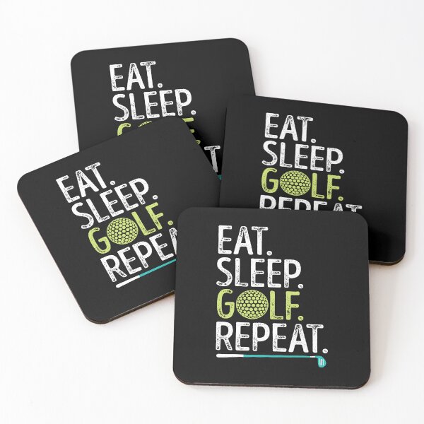 Item preview, Eat Sleep Golf Repeat Golfer Funny designed and sold by RobertJason.