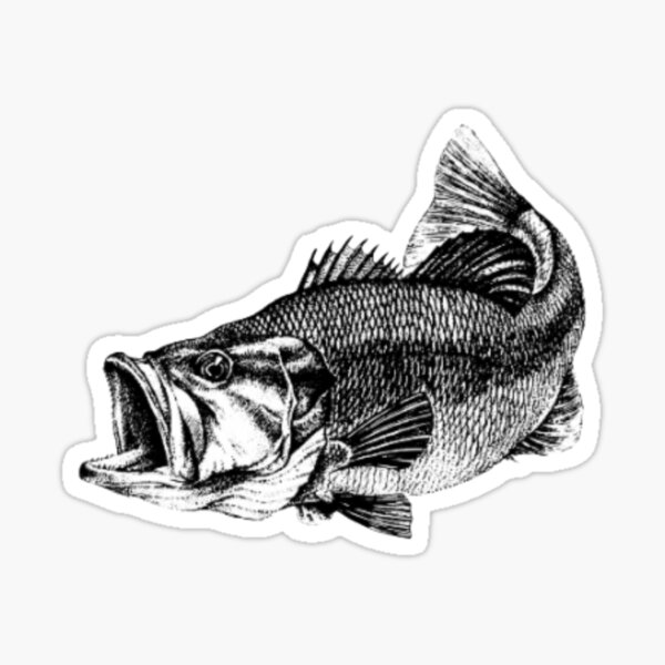 Npenn Fishing Rod Red and White Color Sticker for Sale by