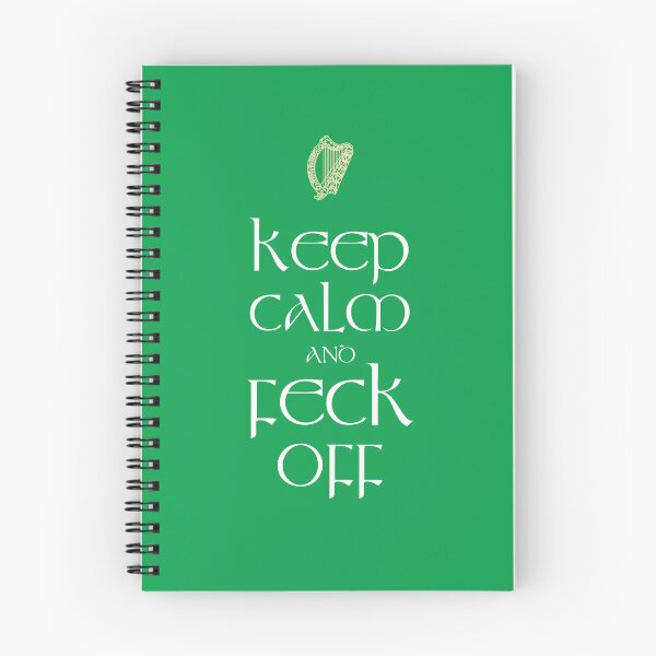 Item preview, Keep Calm Feck Off  On Shamrock Green Background designed and sold by Fecking-Merch.