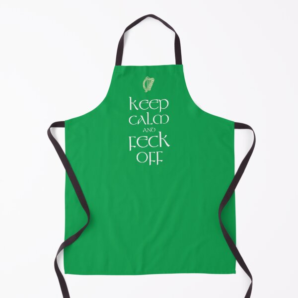 Item preview, Keep Calm Feck Off  On Shamrock Green Background designed and sold by Fecking-Merch.
