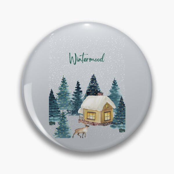 Item preview, Wintermood Cabin Illustration - Trendy Wintermood    designed and sold by TheColourBank.