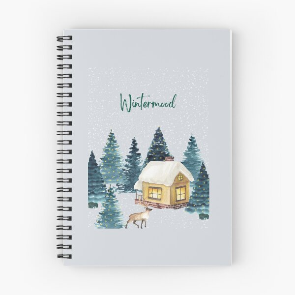 Item preview, Wintermood Cabin Illustration - Trendy Wintermood    designed and sold by TheColourBank.