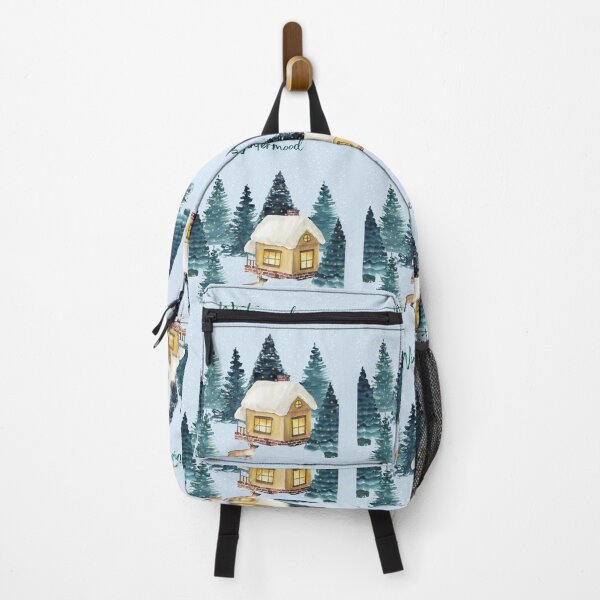 Item preview, Wintermood Cabin Illustration - Trendy Wintermood designed and sold by TheColourBank.