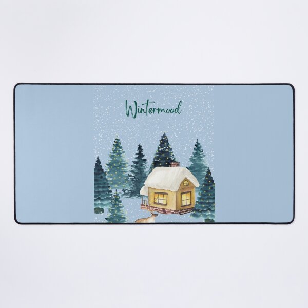 Item preview, Wintermood Cabin Illustration - Trendy Wintermood    designed and sold by TheColourBank.
