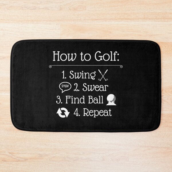 Item preview, How to golf Funny Golf Sayings designed and sold by RobertJason.