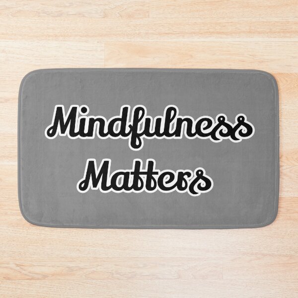 Artikelvorschau, Mindfulness Matters schwarzer Text, entworfen und verkauft von DemonicGloom.