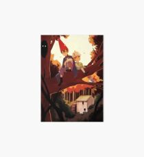 Over The Garden Wall Art Board Print