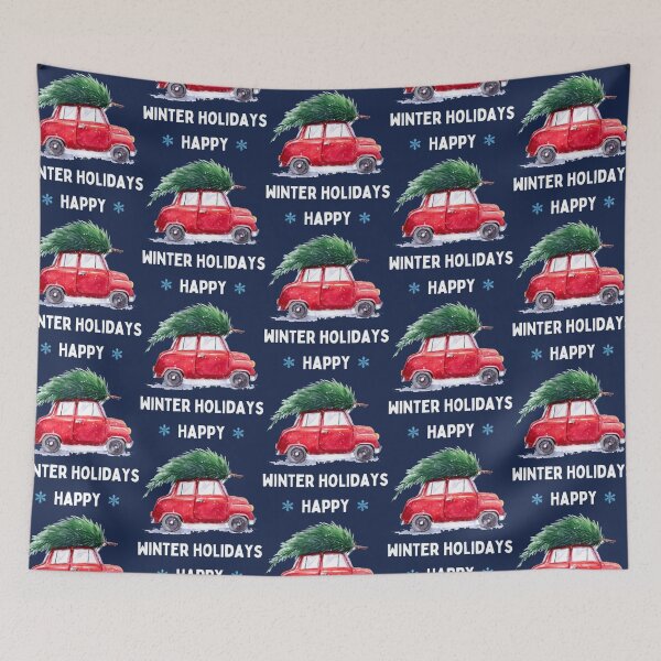 Item preview, Happy Winter Holidays     designed and sold by TheColourBank.