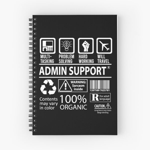 Item preview, Admin Support T Shirt - MultiTasking Certified Job Gift Item Tee designed and sold by andahanson.