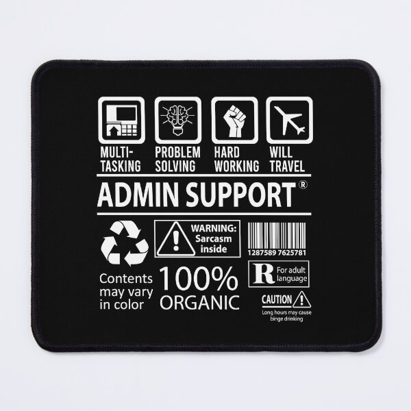 Item preview, Admin Support T Shirt - MultiTasking Certified Job Gift Item Tee designed and sold by andahanson.