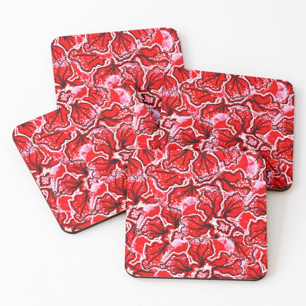 Item preview, Red Tropical Floral Seamless Pattern  designed and sold by Designs By YL.