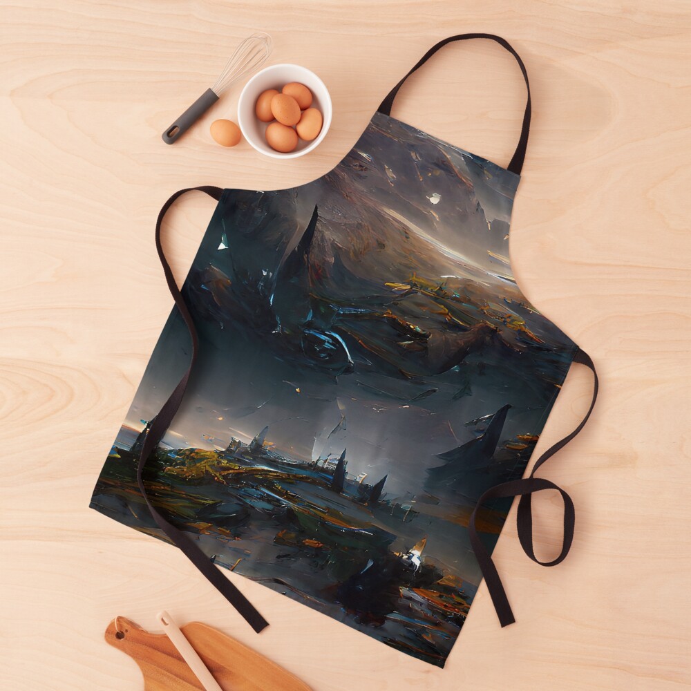 Item preview, Apron designed and sold by EtherealLabAI.