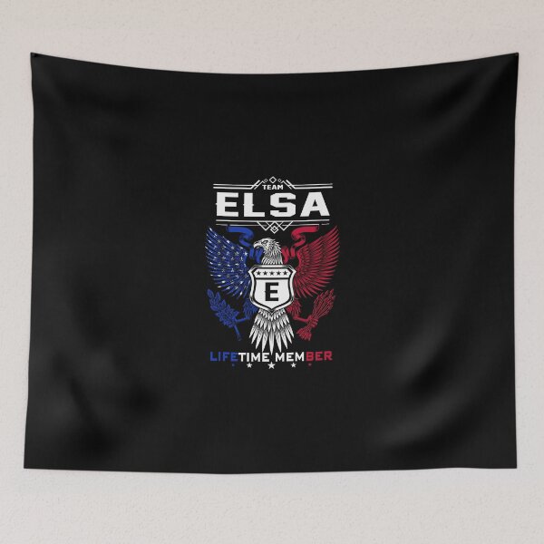 Artikelvorschau, Elsa Name T-Shirt - Elsa Eagle Lifetime Member Gift Item Tee entworfen und verkauft von geniajmk13.