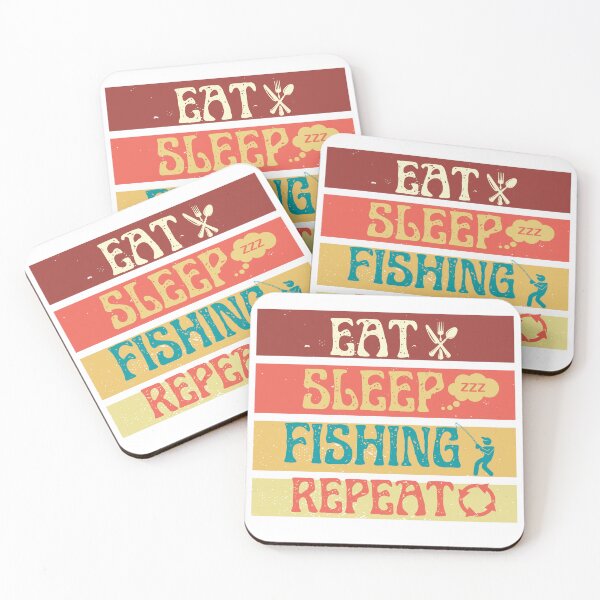 Item preview, Eat Sleep Fishing Repeat designed and sold by SidhuKeet1.
