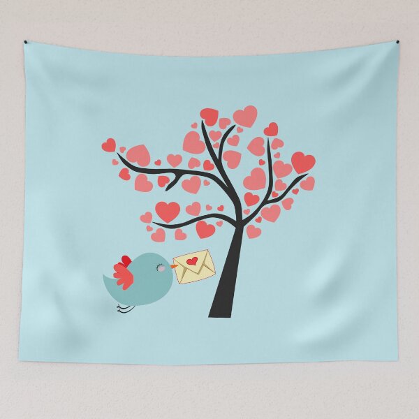 Item preview, Lovely Bird Sending Love Letter designed and sold by LoloTrends.
