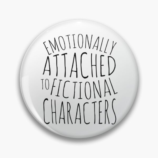 Item preview, emotionally attached to fictional characters black Fitted    designed and sold by SoNeedley.