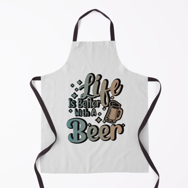Item preview, life is better with a beer retro sticker design designed and sold by PositiveStudio.