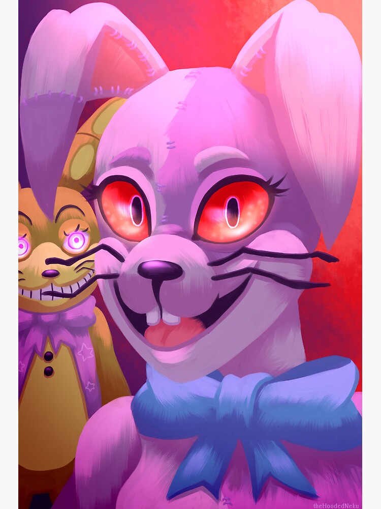 Vanny and Glitchtrap FNAF Art Board Print for Sale by GalaxisArt