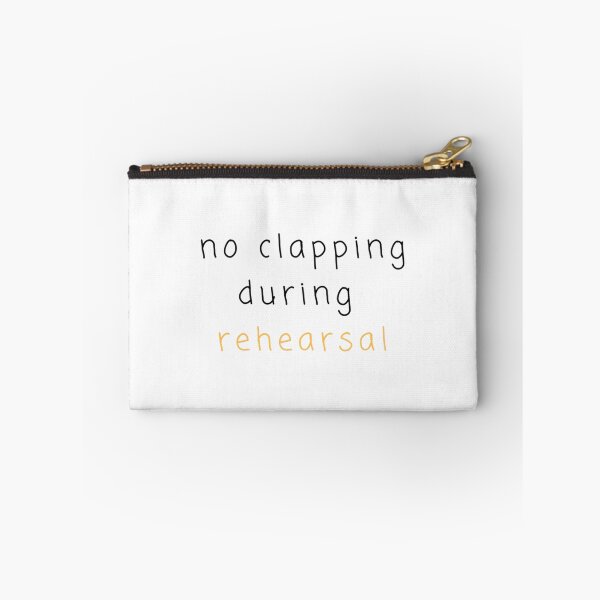 Item preview, no clapping during rehearsal     designed and sold by SoNeedley.