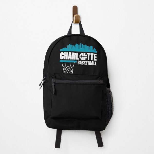 Item preview, Charlotte Basketball White and Blue City Skyline Basketball Apparel designed and sold by CameronBischoff.