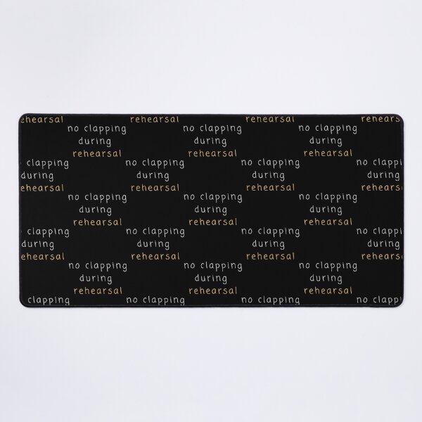 Item preview, No clapping during rehearsal    designed and sold by SoNeedley.