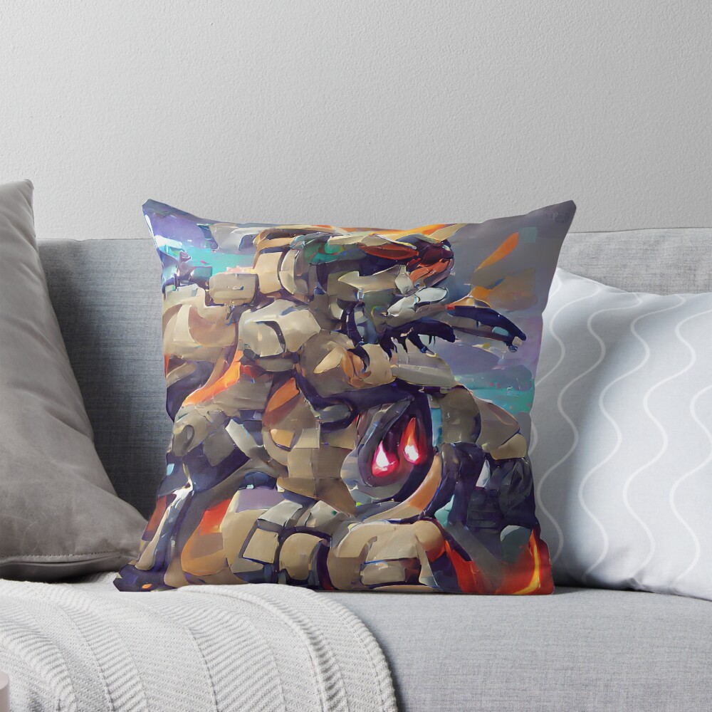 Item preview, Throw Pillow designed and sold by EtherealLabAI.