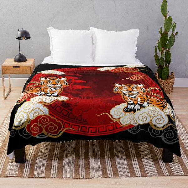 Item preview, Happy Chinese New Year 2022 Chinese Year of the Water Tiger - Black designed and sold by johnta17.