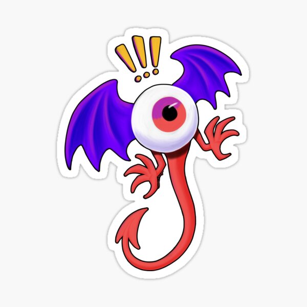 Eyeball Imp Sticker
