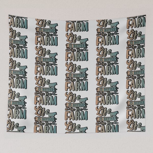 Item preview, life is better on the farm retro sticker design designed and sold by PositiveStudio.