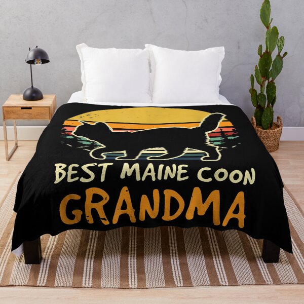 Item preview, Retro Maine Coon Cat Lover Pet Owner Mom Vintage Cat Grandma designed and sold by butchabraha.