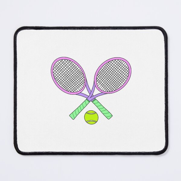 Item preview, Crossed Tennis racquets designed and sold by lolazelle.