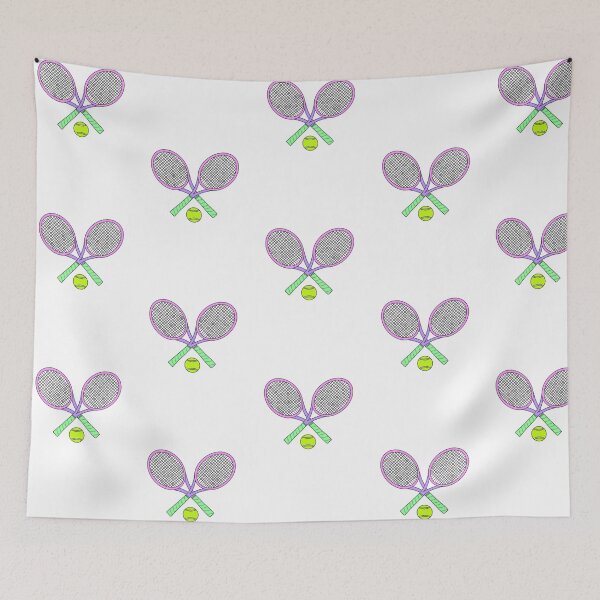 Item preview, Crossed Tennis racquets designed and sold by lolazelle.
