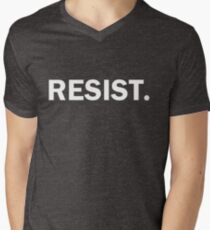 Resist Authoritarianism Trump Resistance Men's V-Neck T-Shirt